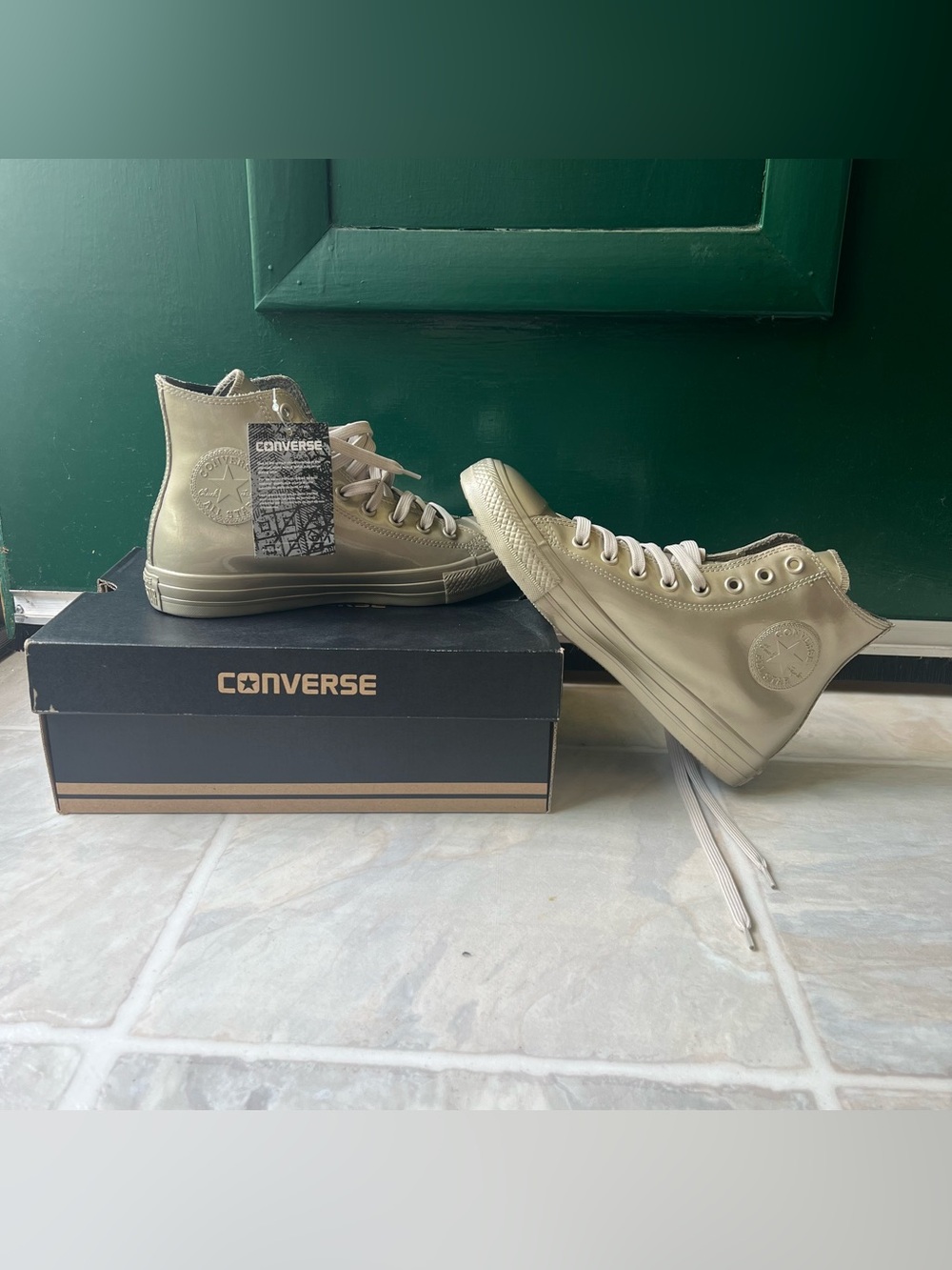CONVERSE CHUCK TAYLOR METALLIC RUBBER HI WOMEN SNEAKERS